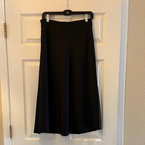 J. Crew Black A-Line Maxi Skirt